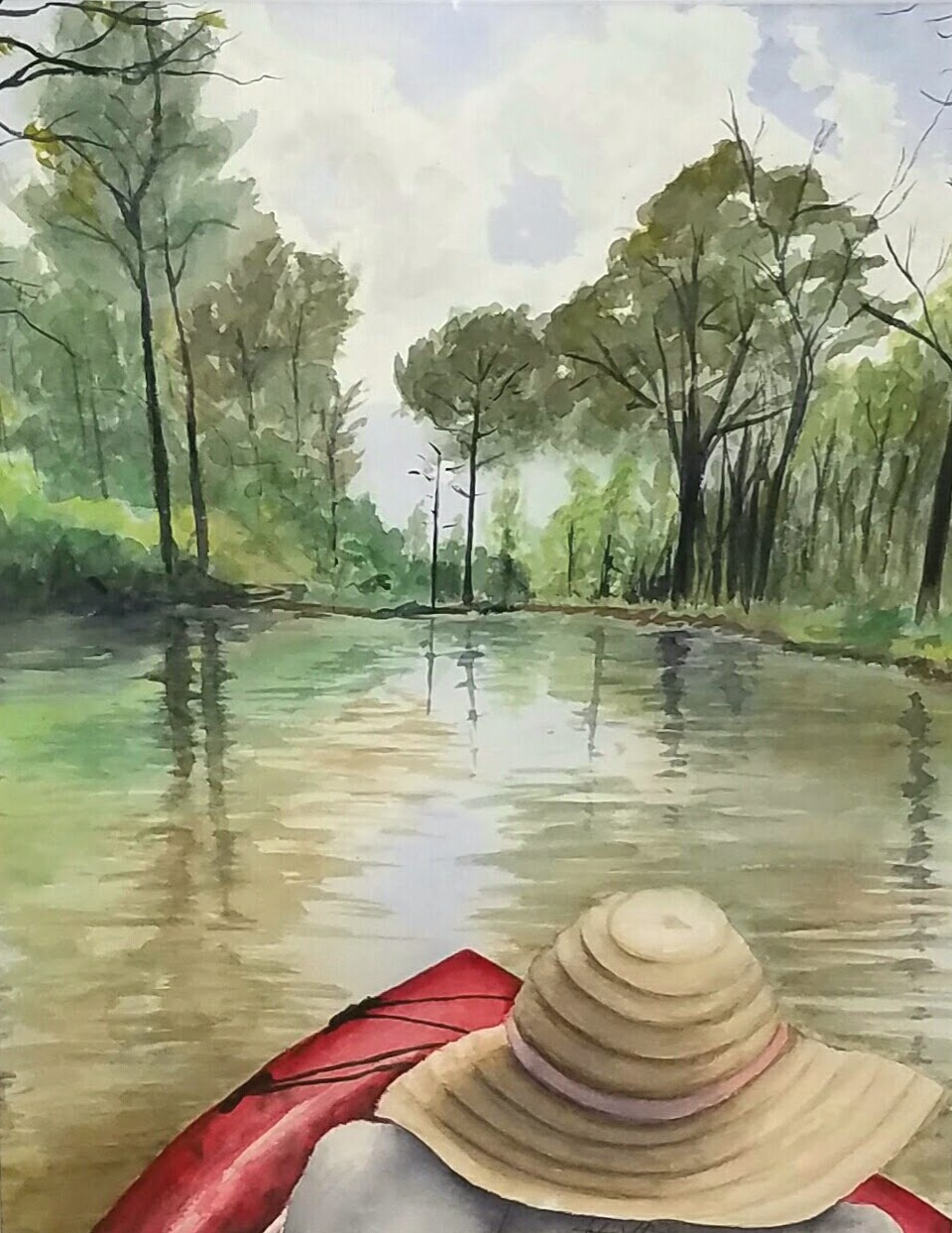 Family Paddle Down the Bayou